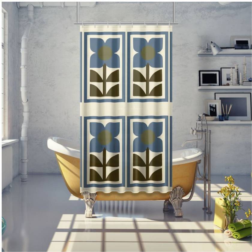 Shower Curtains 70 x 93 from DiaNoche Designs by Brazen Design Studio -  Raven Bird Tree 