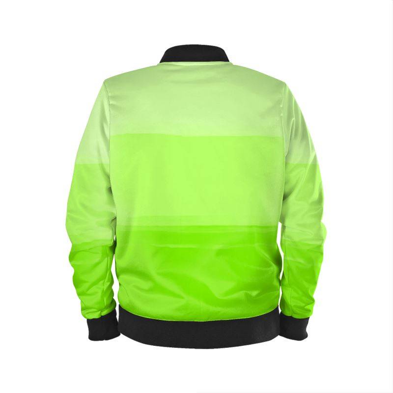 Reflective Jacket Neon Green Bomber Jacket ProtectX Men's Hi Vis
