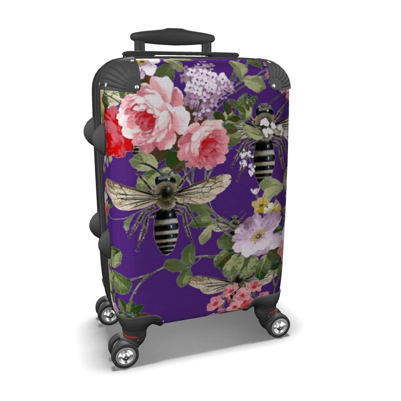 Pink bee suitcase outlet