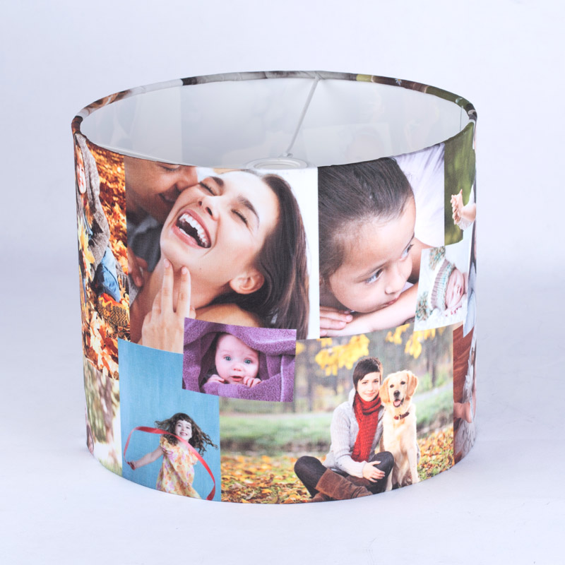 personalised photo lamp shade