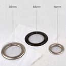 dettagli tende con occhielli