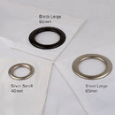 custom eyelet baby room curtains