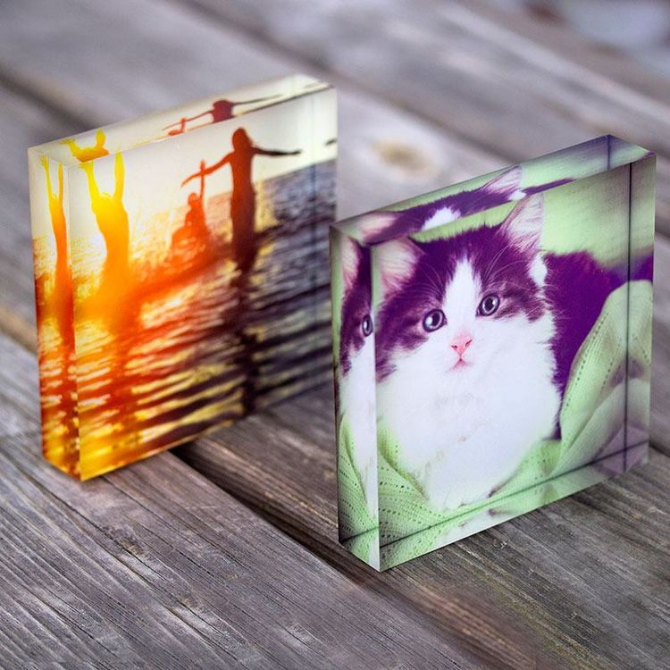 Instagram Photo Blocks Acrylic Block Photo Printing