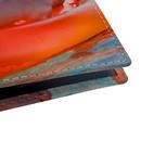 personalised leather travel wallet details