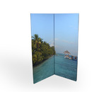 folded photo folding screen