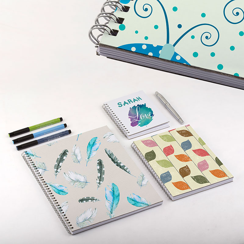 spiralblock mit eigenen bildern bedrucken