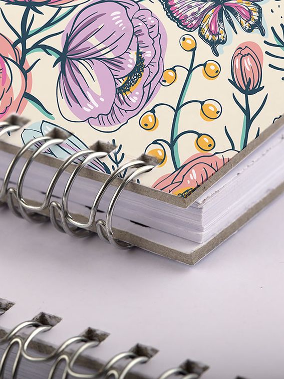 プリント スパイラルリングノート