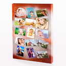 Collage photo sur toile