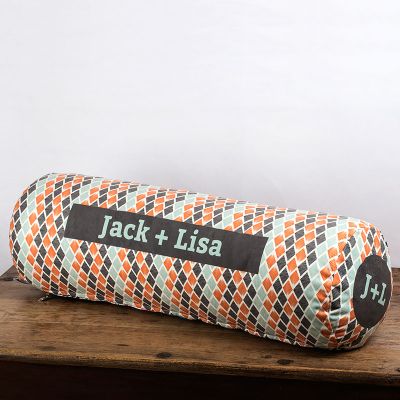 personalised bolster pillow xl