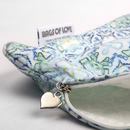 empty personalised cushion cover with heart zip pendant detail