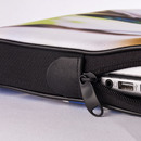 custom laptop sleeve double zip
