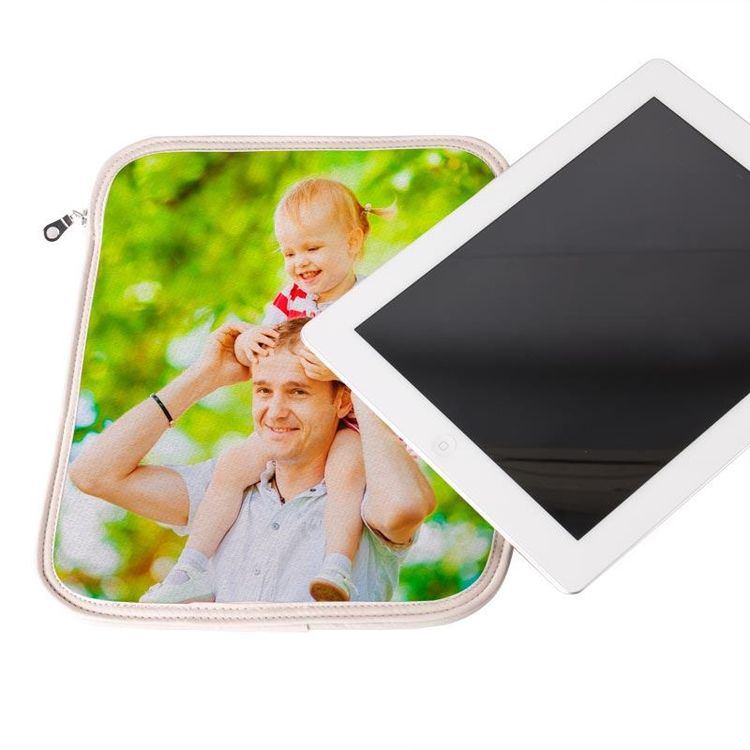 Housse Ipad Air personnalisée avec photo de père et fille