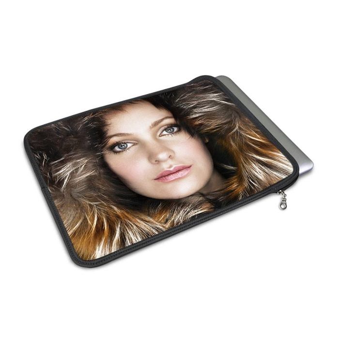personalised macbook case printed with photo of a girl