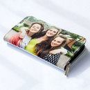 personalise leather purse zip