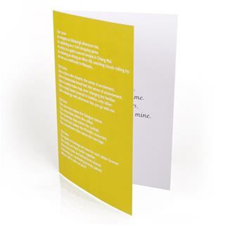 Tarjeta de felicitacion a4 con foto detalles