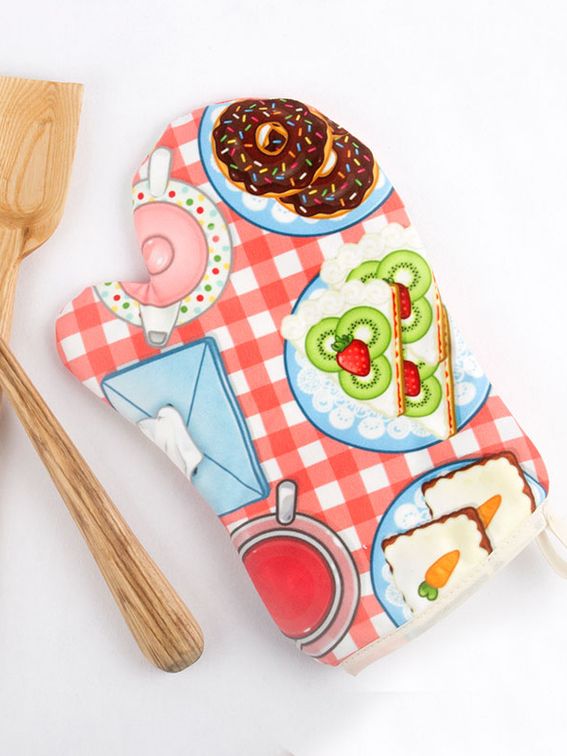 Gant de cuisine personnalisé avec design amusant