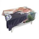 personalised photo printed table cloth