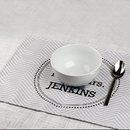 Custom fabric placemats