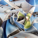 dog scarf fabric close up