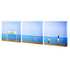 Dreiteilige Leinwand mit Fotos Strand panorama