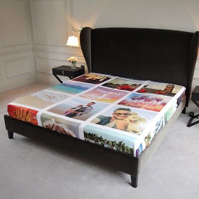 fitted sheets custom printed with collage