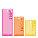 Custom Hang Tags sizes