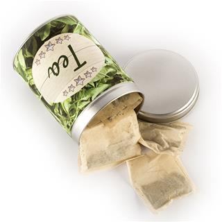 Lata personalizada de té