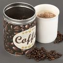 Coffee Bean Cylinder tin