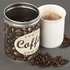 Coffee Bean Cylinder tin