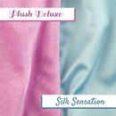 Två  olika material plus deluxe och silk sensation personlig kaftan