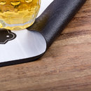 custom printed beer mat non slip backing