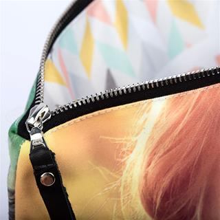 Photo Clutch Bag - unzipped