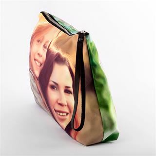 Both sides printed clutch bag