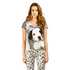 dog themed printed pajama top