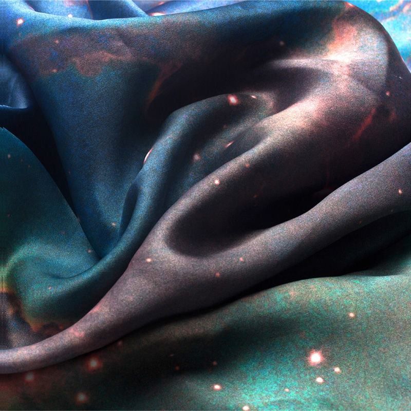 Digital Printing on Silk. Custom Printed Silk Fabric.