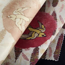 Transfer paper printed ink fabric