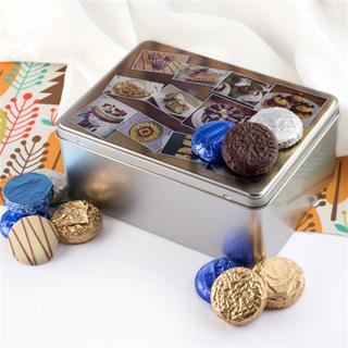Biscuit tin hinge lid photo print