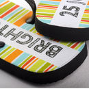 teenslippers met tekst