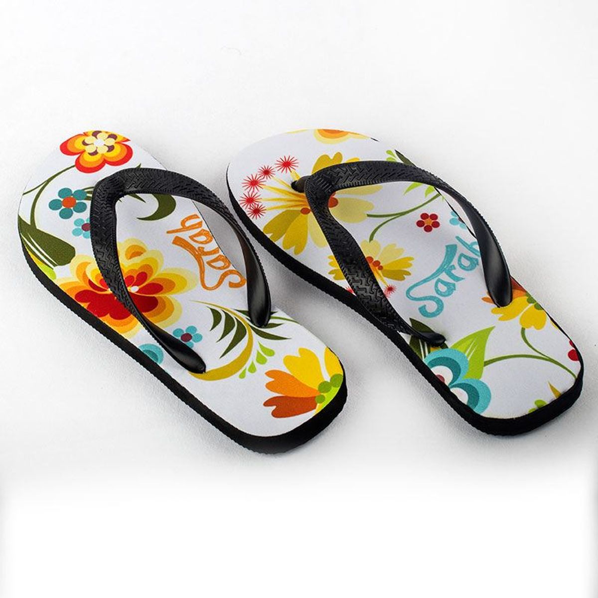 Custom Flip Flops with Printed Photos for Summer