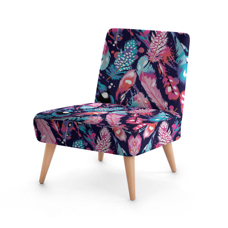 Patterned discount upholstered chairs