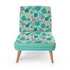Cute accent chairs UK in blue