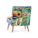 decorative chairs with photo collage