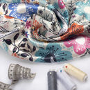 ottomanstoff hochglanz satin