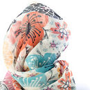 シフォン布に印刷