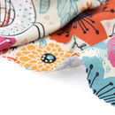 printed peached sheeting fabric