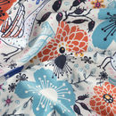 printed peached poly sheeting