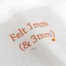 Filtmaterial med eget tryck