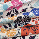 printed patchwork upholstery fabric