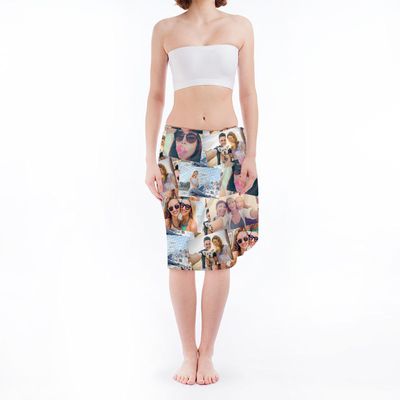 personalized sarong collage