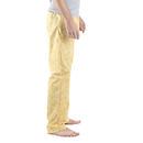 yellow PJ bottoms side view
